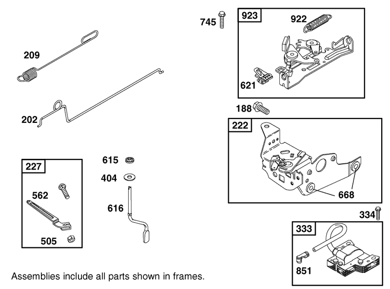 Governor Assembly Briggs And Stratton Model 12h802 1776 B1