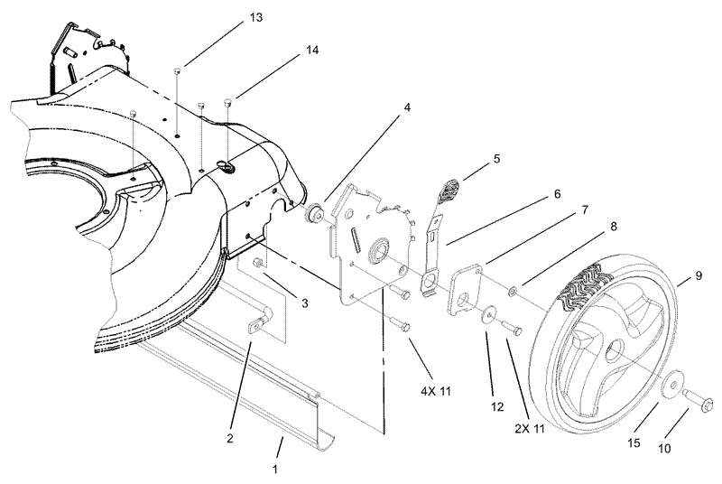 Rear Axle and High Wheel Assembly