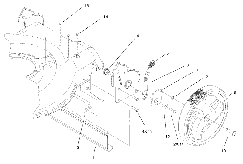 Rear Axle and High Wheel Assembly