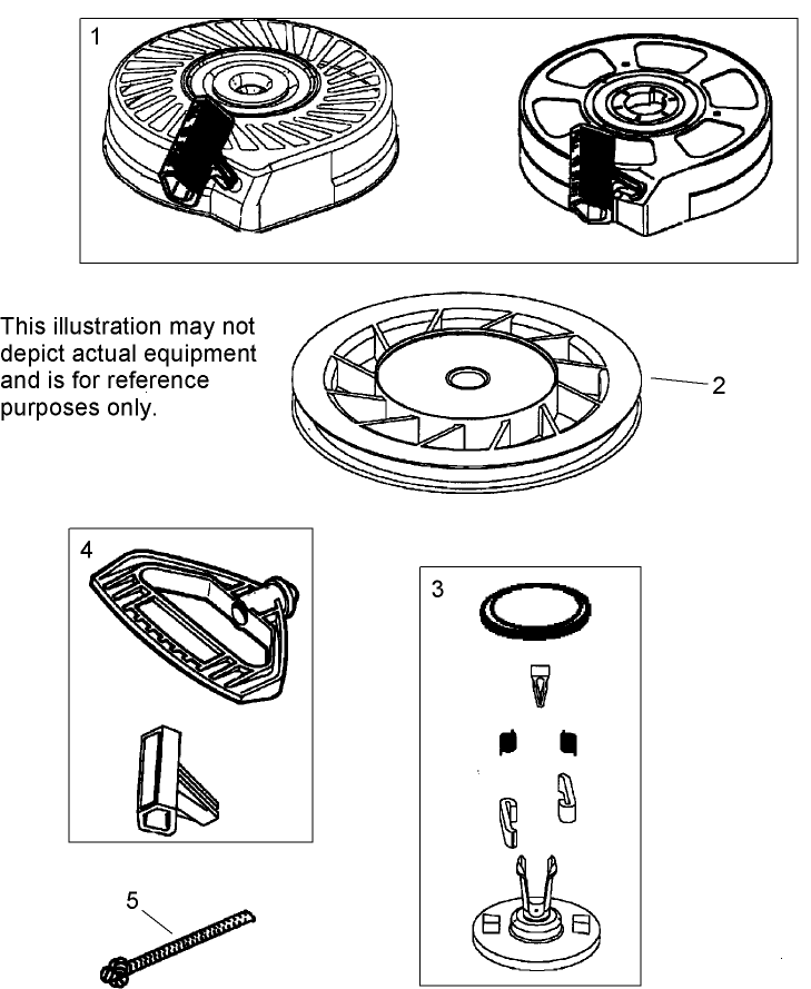 Rewind Starter Assembly No 590739 Tecumseh LV195EA 362003D