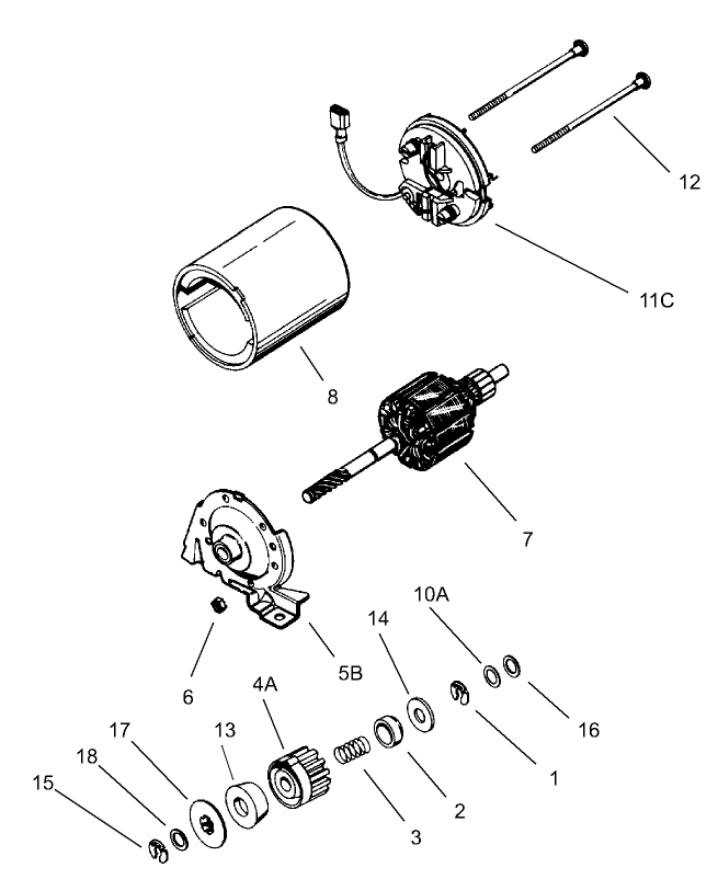 Electric Starter Kit No 37753 Tecumseh Model No LEV120 362004A