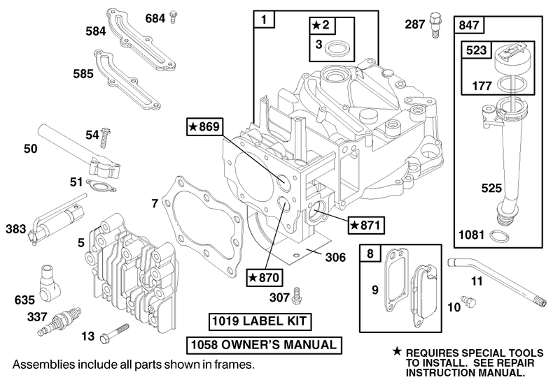 Engine Briggs and Stratton Model 12h802 1767 E1