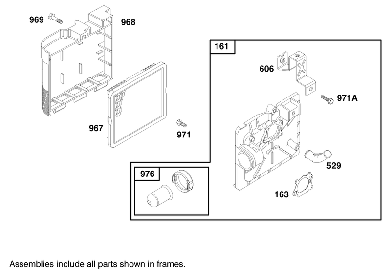 Engine Briggs and Stratton Model 12h807 1760 E1 model No 20021 Serial No 9940000 9941632
