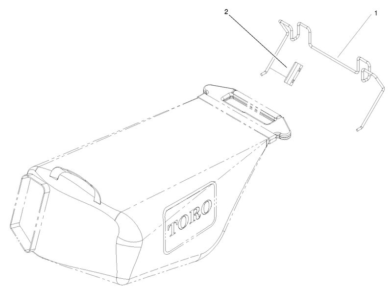 Rear Grass Bag Assembly