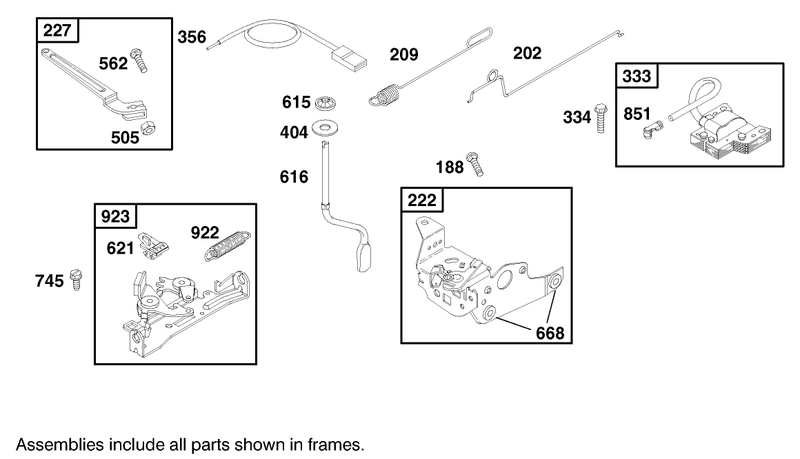 Engine Briggs and Stratton Model 12h802 1767 E1