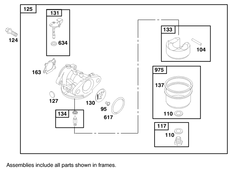 Engine Briggs and Stratton Model 12h807 1760 E1 model No 20021 Serial No 9940000 9941632