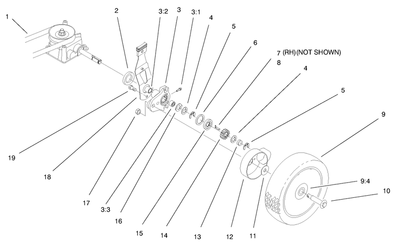 Gear Case and Wheel Assembly