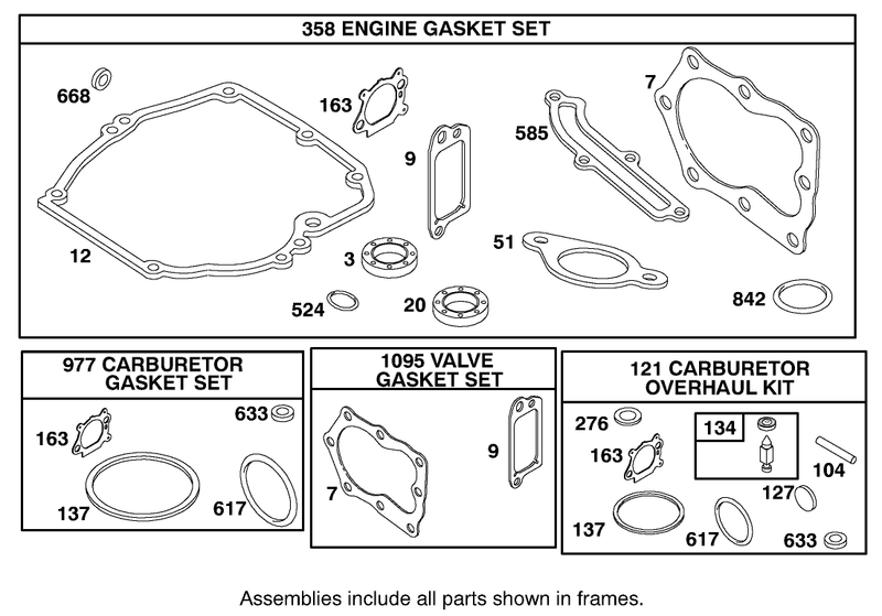 Engine Briggs and Stratton Model 12h802 1776 B1