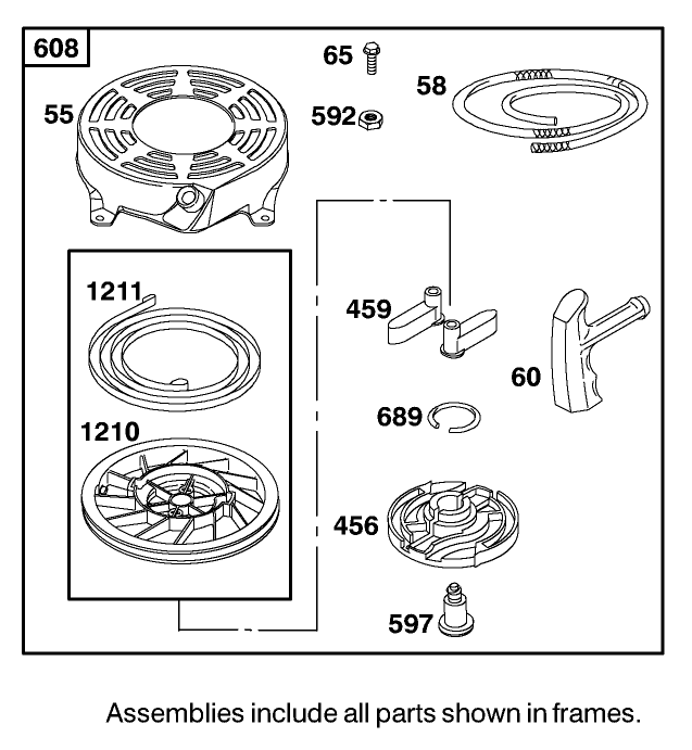 Engine Briggs and Stratton Model 12h802 1776 B1