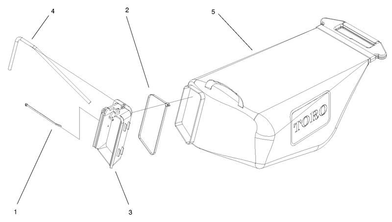 Grass Bag Assembly Part No 98 2699