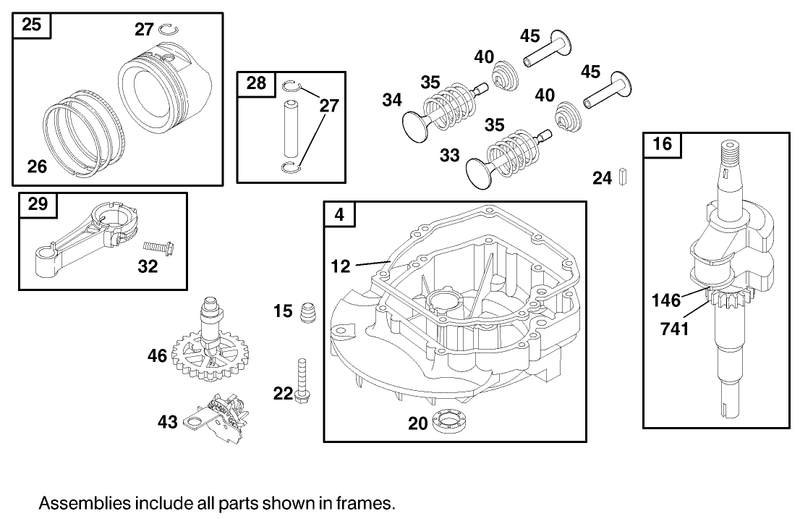 Engine Briggs and Stratton Model 12j802 2368 E1