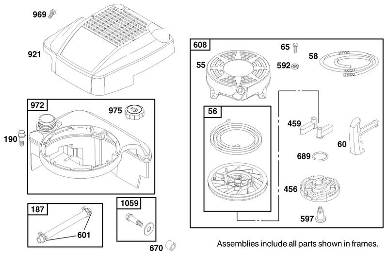Engine Briggs and Stratton Model 12j802 2368 E1