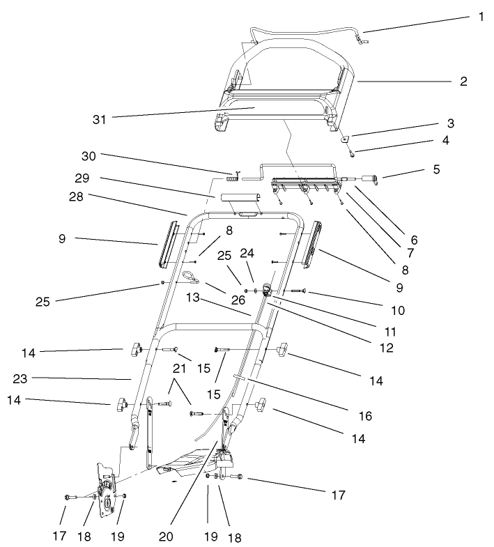 Handle and Controls Assembly