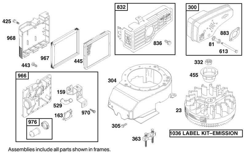 Engine Briggs and Stratton Model 12j802 2368 E1