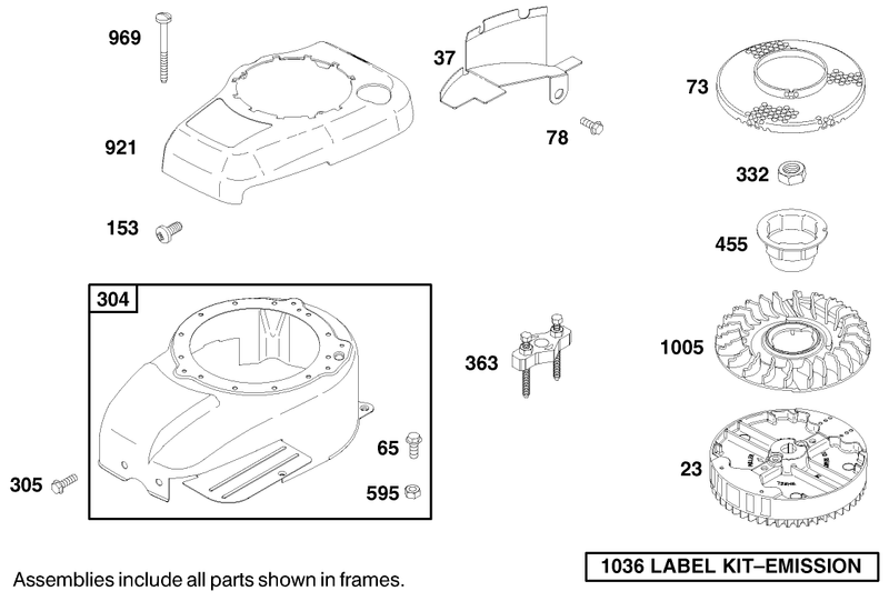 Engine Briggs and Stratton Model 122602 0150 E1