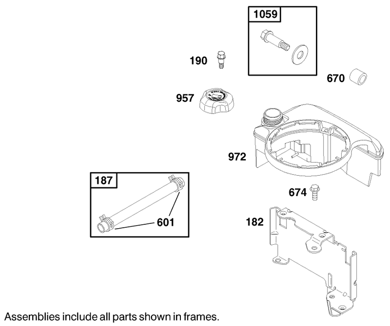 Engine Briggs and Stratton Model 122602 0150 E1