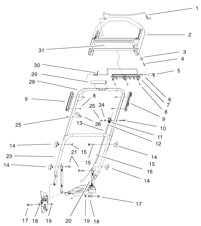 Handle and Controls Assembly