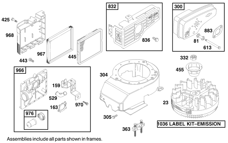 Engine Briggs and Stratton Model 12j802 2368 E1