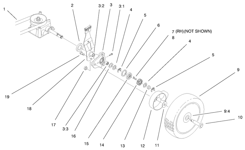 Gear Case and Wheel Assembly
