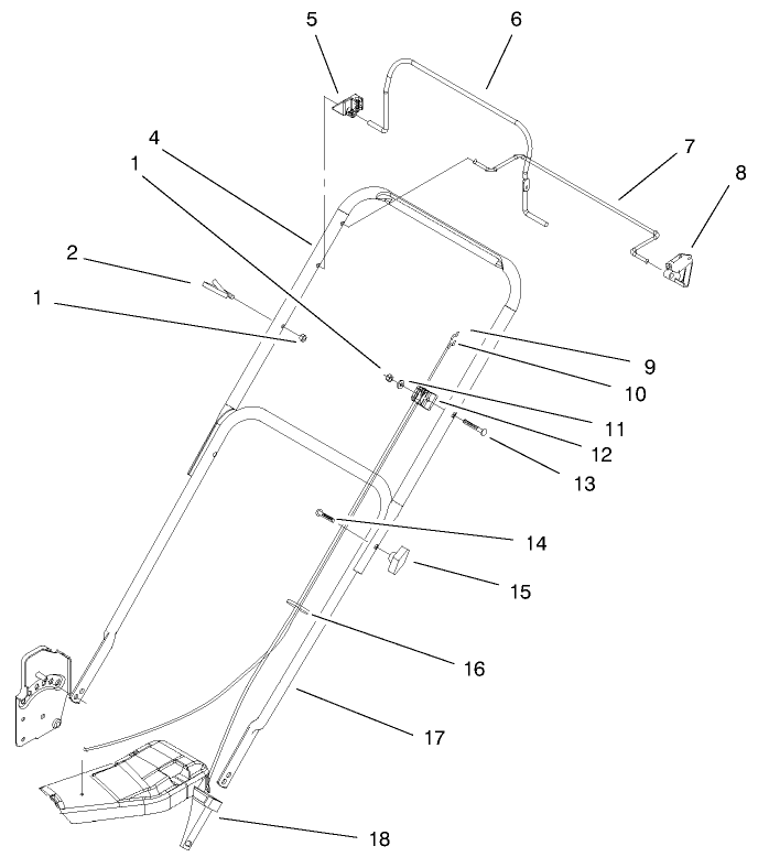 Handle and Controls Assembly