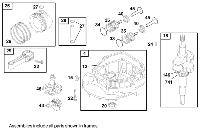 Engine Briggs and Stratton Model 12j802 2368 E1