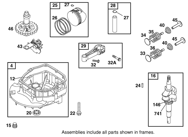Crankshaft Assembly Briggs And Stratton Model 12h802 1776 B1