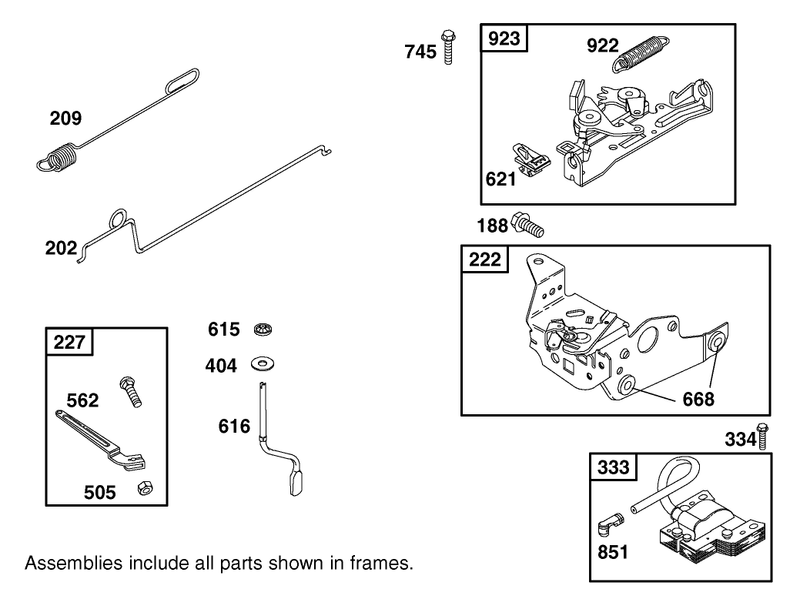 Governor Assembly Briggs And Stratton Model 12h802 1776 B1
