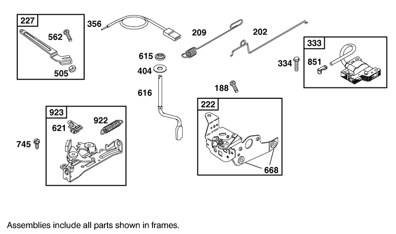 Engine Briggs and Stratton Model 12h802 1767 E1