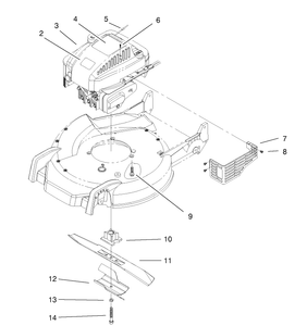 Engine and Blade Assembly