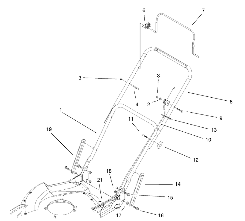Handle and Controls Assembly
