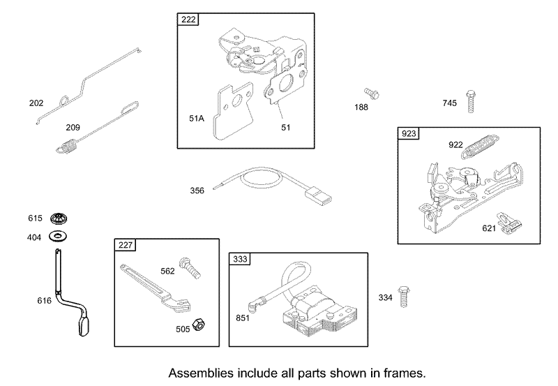 Governor Assembly Briggs and Stratton Model 122602 0111 E1