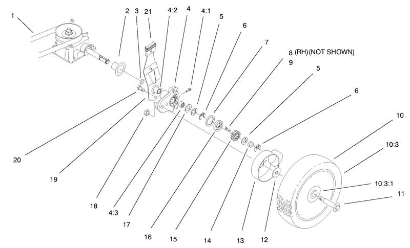 Gear Case and Wheel Assembly