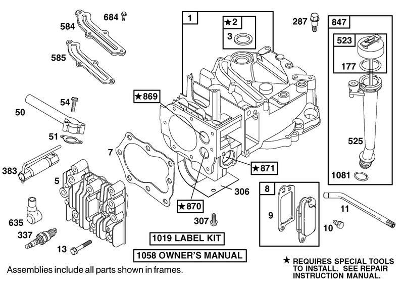 Engine Briggs and Stratton Model 12h802 1767 E1