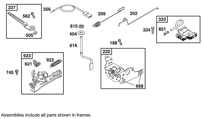 Engine Briggs and Stratton Model 12h802 1767 E1