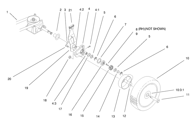Gear Case and Wheel Assembly