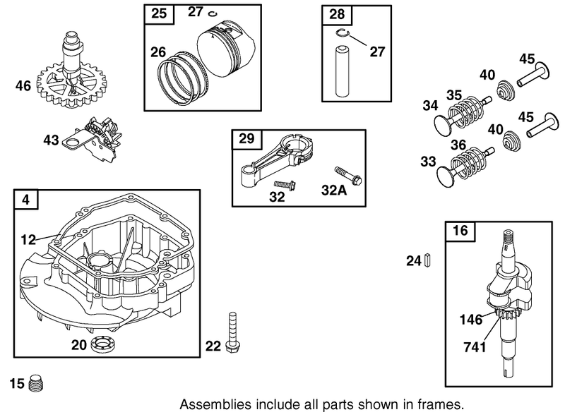 Engine Briggs and Stratton Model 12h802 1776 B1