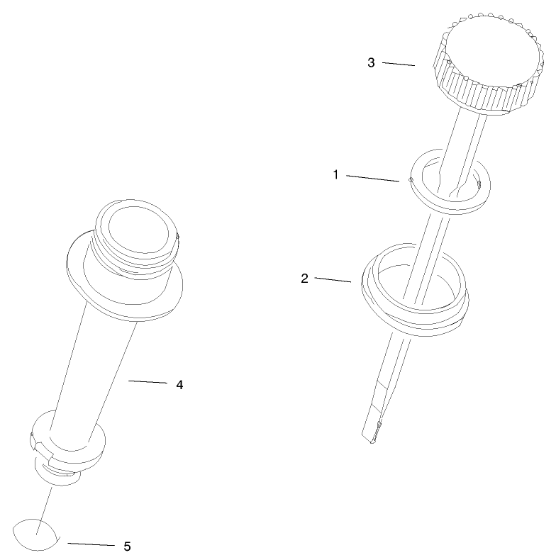Dipstick and Oil Filter Assembly