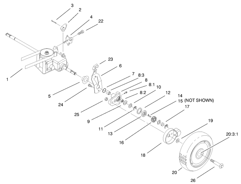 Gear Case and Wheel Assembly