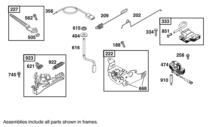 Governor Assembly Briggs And Stratton Model 12h807 1775 E1