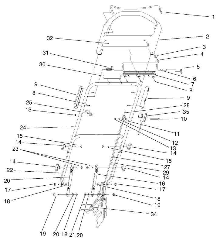 Handle and Controls Assembly