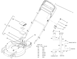 Battery and Switch Assembly