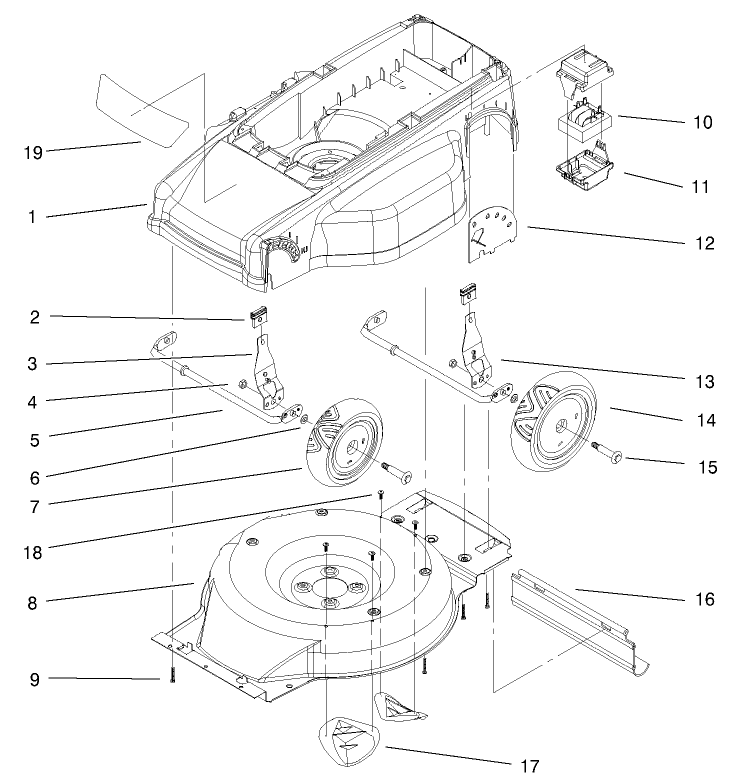 Deck Liner And Wheel Assembly