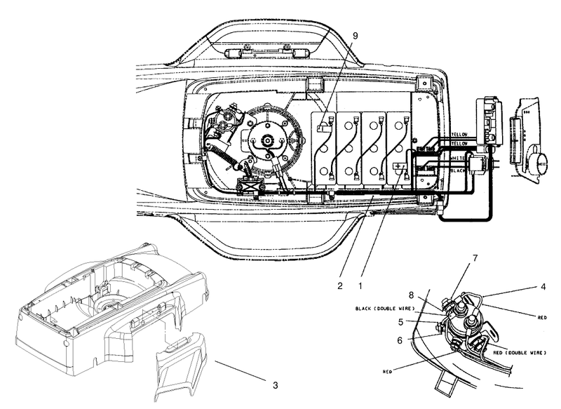 Electrical Wiring And Discharge Chute Assembly