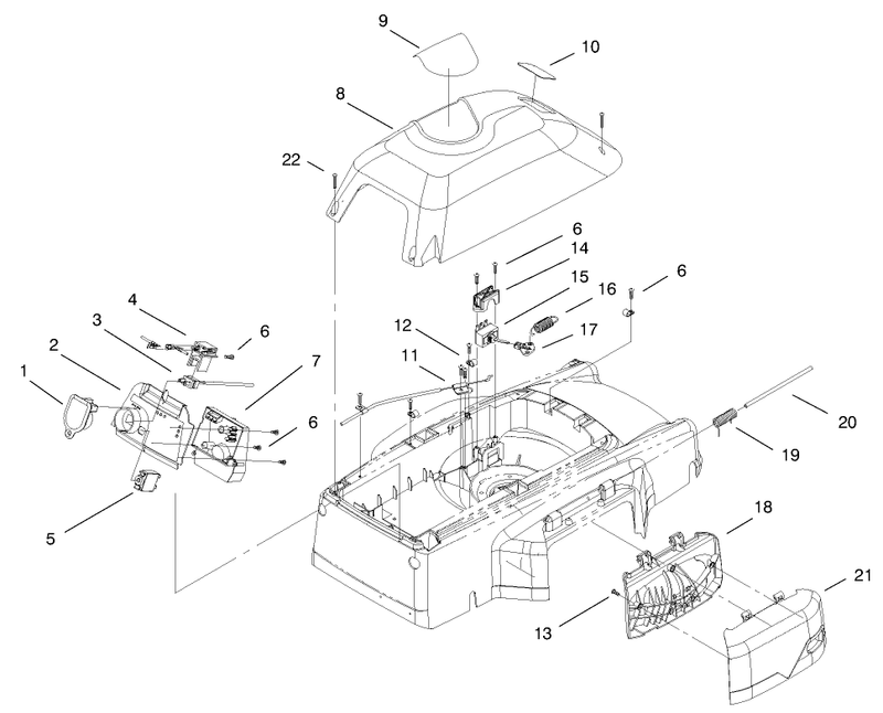 Cover Mulch Plug and Blade Assembly