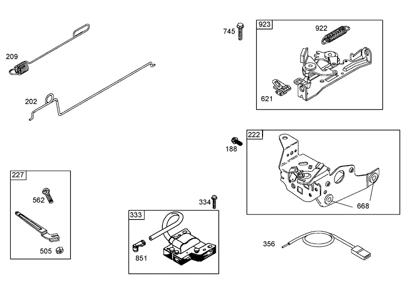 Governor Assembly Briggs and Stratton 125K02 0187 E1
