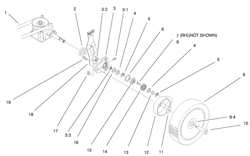Gear Case and Wheel Assembly