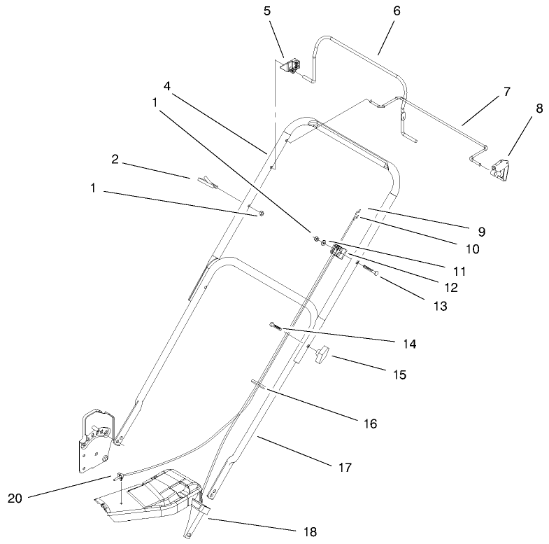 Handle and Controls Assembly