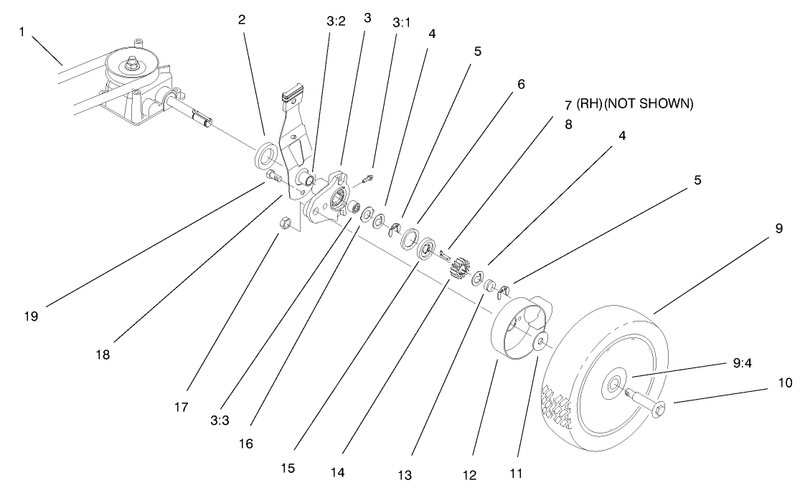 Gear Case and Wheel Assembly