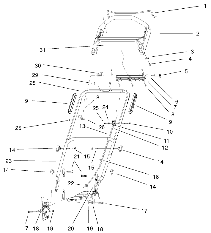 Handle and Controls Assembly