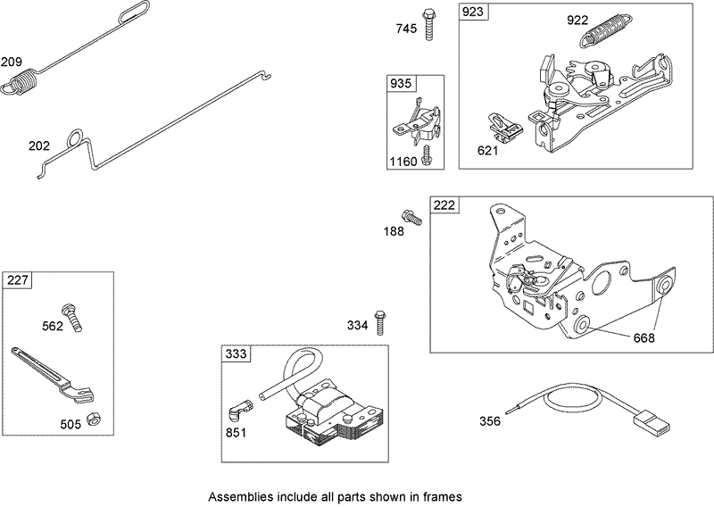 Governor Assembly Briggs and Stratton 126T07 0204 E1